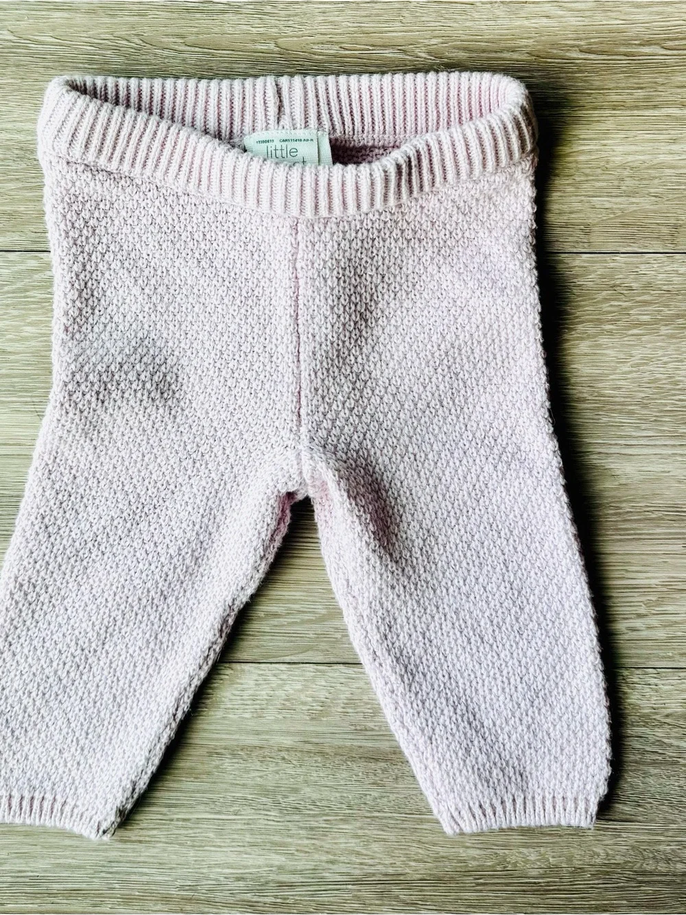 Carter's Little Planet Knit Baby Pants - Pale Pink